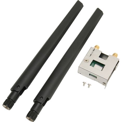 Carte adaptateur WiFi sans fil M.2 NGFF 2,4 GHz / 5 GHz 3000 Mbps 802.11 AX double bande pour M10H X299 Z170I B550I (1/5)