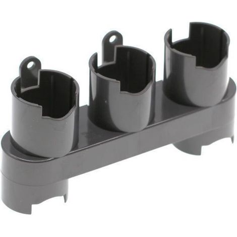 Aufhängevorrichtung für Dyson V7 bis V15 Staubsaugerbürstenköpfe (Grau, 5 Löcher)