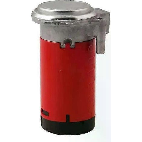 Kit de klaxon pneumatique rouge 12V/24V avec compresseur pour voiture, train, camion, bateau et moto (1/5)