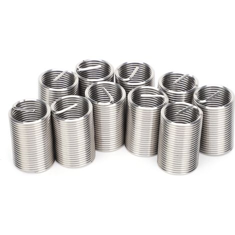 10 inserts filetés mâle femelle réducteur écrou réparation outil acier inoxydable fixation fil M16x1.5 2.5D lot (1/5)