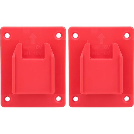 2pcs Alimentation, 2pcs adapté à 18V 20V Machine à Outils Stand de Perceuse électrique Pièdes Joints de Fixation Murale Dispositifs Accessoires de Matériel Accessoire (1/5)