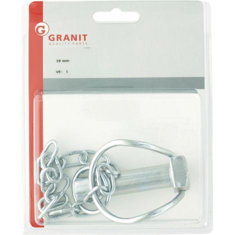 Perno elastico tubolare zincato da 19 mm per tubo di 60 mm di diametro (1/2)