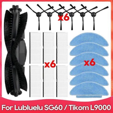 LAN HEPA-Filz für die Hauptseitenbürste der Saugroboter Lubluelu SG60 / SL60 / SL60D / SL61 / Tikom L9000 (1/5)