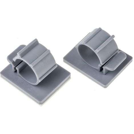 Clip serre-câbles auto-adhésif, Ø max 14mm en Nylon ( Prix pour Sachet de 50 )