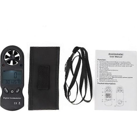 Thermomètre, hygromètre et anémomètre numérique multifonctionnel TL-300 (3 en 1) (1/4)
