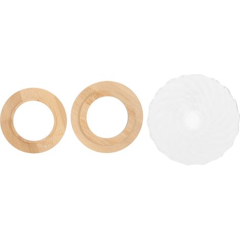 Dripper à Café Filtre Cône avec Support en Bois - Accessoire Cafetière Maison & Bureau