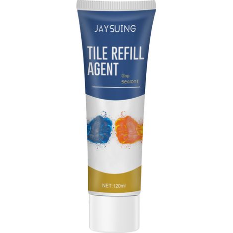 Agent de couture Jaysuing pour la cuisine et la salle de bain, agent de remplissage et de jointoiement imperméable et anti-moisissure pour carrelage, agent de couture pour carrelage. (1/5)