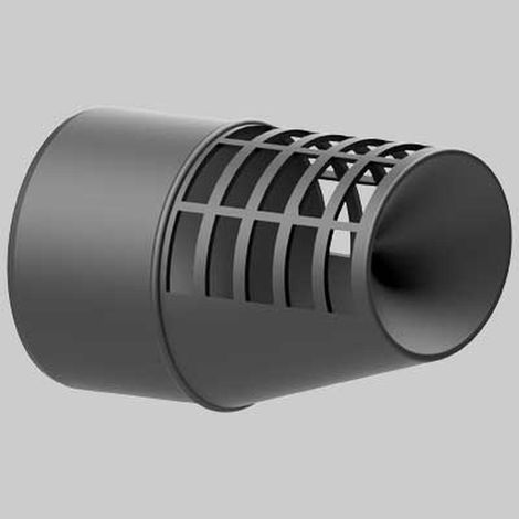 TERMINALE DI SCARICO IN NYLON ANTIGOCCIA Ø60 mm