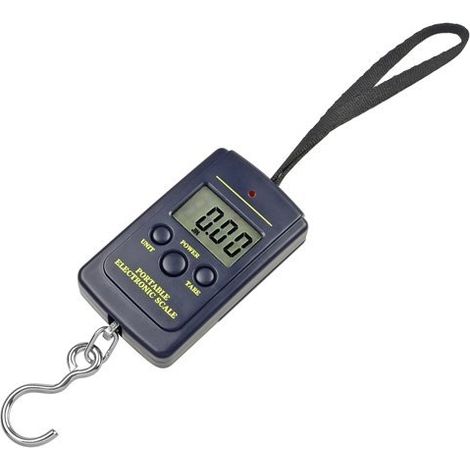 Tragbare digitale elektronische Waage für Reisegepäck, Wiegekapazität bis zu 40 kg (1/3)