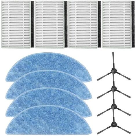 DTEKGAZ - Set mit Verbrauchsmaterialien für den Saugroboter Y1 Plus, inklusive Seitenbürsten, Filtern und Tüchern für optimale Reinigungsleistung. (1/4)