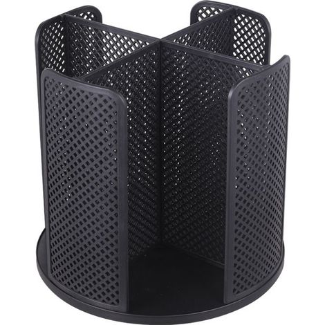 Porte-gobelet en plastique noir, 23,522 cm, comptoir de bar avec compartiments, distributeur de gobelets, porte-gobelet rotatif. (1/5)