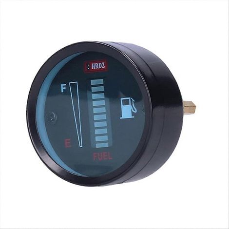 Indicateur de jauge à carburant, aiguille de jauge à carburant universelle pour réservoir de carburant, LED verte 52 mm 12 V pour véhicules (1/5)
