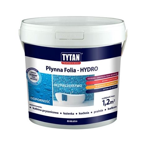 PŁYNNA FOLIA HYDRO TYTAN 1,2KG SZARY - SIL FOL1.2