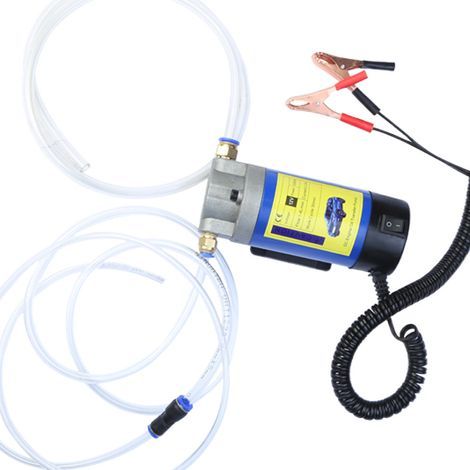 Pompe à Huile Diesel 12V 100W Pompe Electrique Vidange Huile Moteur, Pompe de Transfert Pompe extracteur de vidange d'huile- Faible Bruit (1/5)