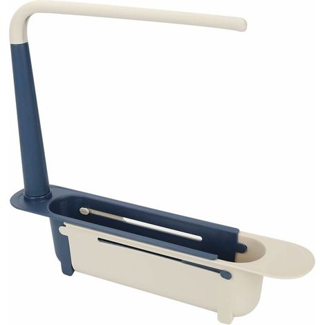 [JAMAIS UTILISÉ]Étagère De Rangement Télescopique Pour Évier - Créative Au-Dessus De L'Évier - Égouttoir À Savon - Égouttoir À Vaisselle - Organiseur Pliable Pour Évier De Cuisine - Pour La Maison (1/5)