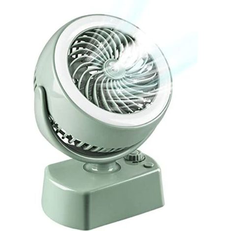 USB Tischventilator leise Mini Ventilator für Schreibtisch mit regelbaren Geschwindigkeitsstufen für Home Office, Schlafzimmer & Tisch PC, Grün (1/5)