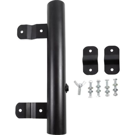 Flag Pole Mount Heavy Duty Steel Ladder Bracket