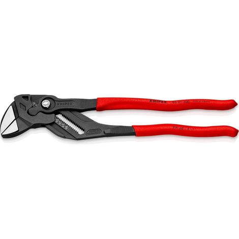 KNIPEX 86 01 300 SB Pinza chiave pinza e chiave in un unico utensile Rivestita in plastica antiscivolo bonderizzata grigia 300 mm (1/5)