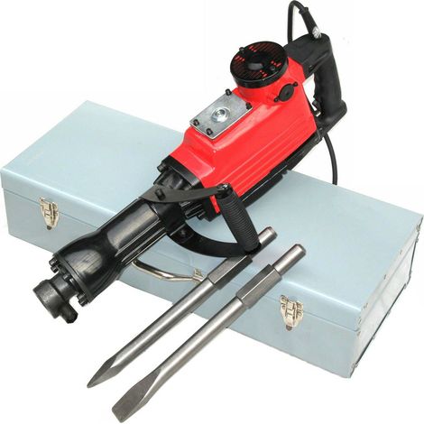 Abbruchhammer Meisselhammer 1800 Watt incl Zubehör + KOFFER Stemmhammer 56333