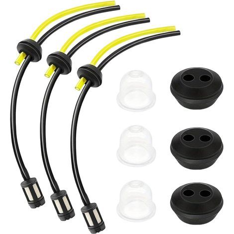 9 Pièces Kit Universel Filtre À Essence, Durite Essence, Joint En Caoutchouc, Débroussailleuse Thermique, Réservoir De Carburant, Pour Coupe-Herbe, Taille-Haies, Tondeuse, Tronçonneuse (1/5)