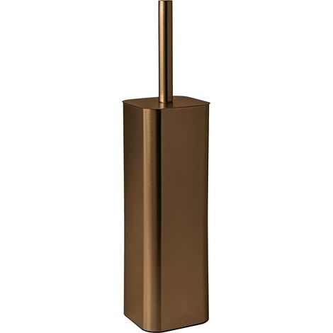 Scopino Wc Da Terra In Acciaio Inox Oro Rosa