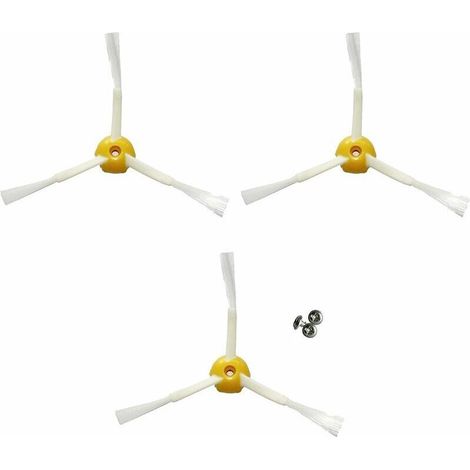 3er-Pack Seitenbürsten-Set für iRobot Roomba – Serie 500/600/700 (1/3)