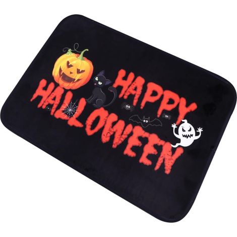 Tapis de sol antidérapant Halloween (1 pièce) - Tapis d'extérieur citrouille - Tapis de sol extérieur (1/5)