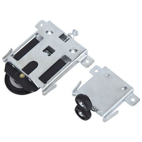 Accessoires de pièces de rechange de rouleau de porte coulissante de poulie de roue convexe de porte de placard (1/4)
