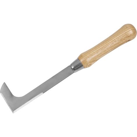 Sealey GTWH009 Premier Weeding Knife with Ash Handle & Stainless Steel Blade (1/2)
