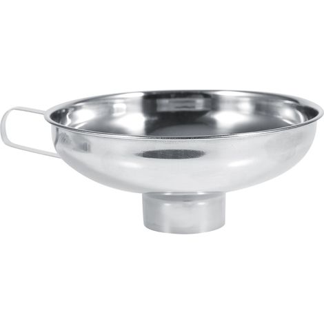 Entonnoir en Acier Inoxydable pour Pâtisserie, Accessoire de Cuisine avec Support pour Gâteaux et Desserts