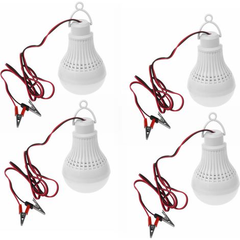 4 x E27 12W LED-Außenlampen für Camping und Jagd, 12V (1/4)