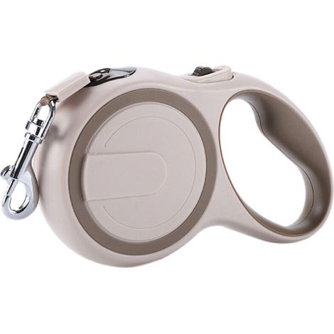 Jeffergarden Laisse Retractable 5M pour Petit Animal – Système Anti-Enchevêtrement, Poignée Anti-Dérapante, Sécurité Nuit (Couleur Kaki) (1/5)