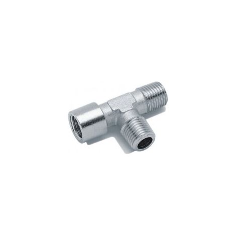 RACCORDO A T FILETTATO FMM 1/8" 1/4" 3/8" 1/2" 3/4" 1/2"