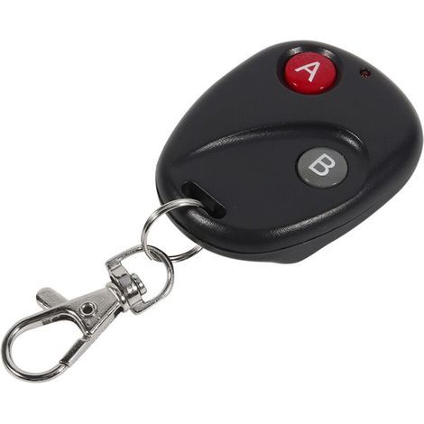 Télécommande Garage Portail 2 Boutons 433MHz Noir Plastique - Émetteur Sans Fil DC12V Portable Mini Relay (1/5)