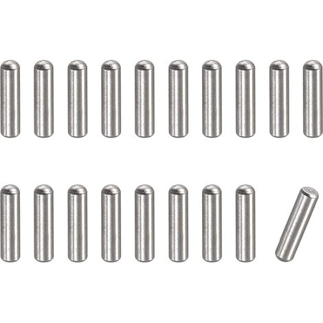 20pcs 304 Stainless Steel Round Flat Head Chamfered End Dowel Wood Bunk Bed Shelf Pegs Brackets Shelves Attach Elements (1/5)
