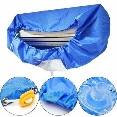 Housse de nettoyage pour climatiseurs, machine murale de nettoyage de poussière pour climatiseurs, housse de protection contre la poussière (1/4)