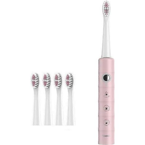 BR - z2 Brosse à dents électrique pour couples avec recharge acoustique à domicile rose (1/5)