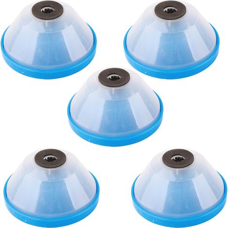 Lot de 5 Rondelles Absorbantes ABS Anti-Vibrations Silencieuses pour Scie Cloche, Récupérateur de Poussière de Perçage Plafond (1/5)