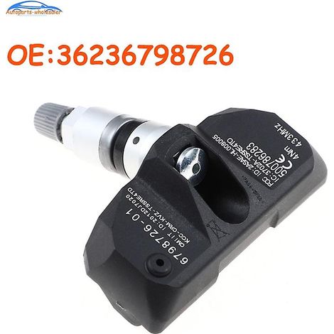 Capteur de pression des pneus TPMS haute qualité 433 MHz pour BMW Mini (références 6798726, 36236798726 et 3623-6798-726). (1/5)