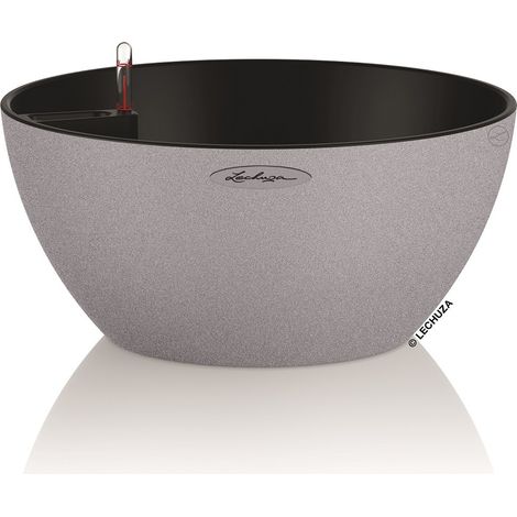 LECHUZA CUBETO Stone 40 Komplettset steingrau (1/10)