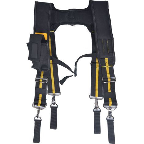 Correas para cinturón de herramientas en forma de H, totalmente ajustables y acolchadas, para electricistas, carpinteros, contratistas y agricultores.