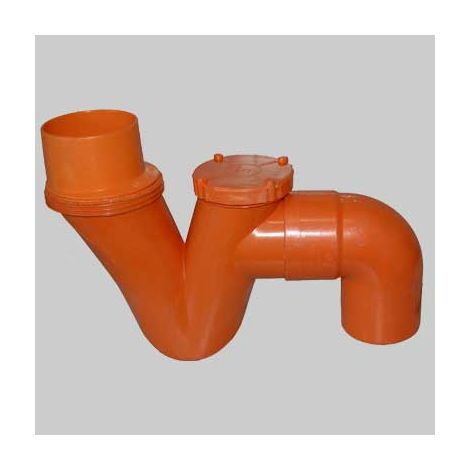 SIFONE VERTICALE/VERTICALE 1 TAPPO  Ø 125     MADE IN ITALY