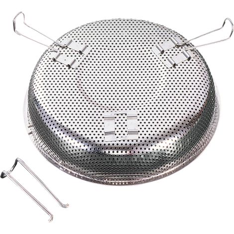 Panier vapeur en maille avec support amovible, panier égouttoir réutilisable pour le lavage et le lavage du riz, accessoires de cuisine-AquaForge (1/5)