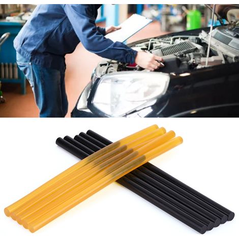 10 Bâtons de Colle Thermofusible pour Réparation de Bosses sans Peinture - Kit de Réparation Carrosserie Voiture