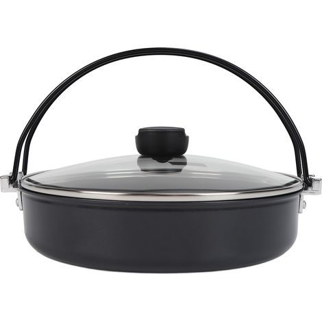 Casserole à Induction 20,8 cm avec Couvercle et Poignée, Poêle Antiadhésive Universelle pour Cuisson (1/5)