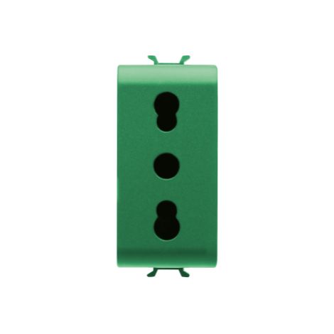 PRISE 1M 2P+T 16A P17-11 STD I VERT AB GEWISS GW10223AB (1/2)