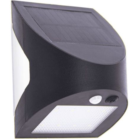 Xanlite – Applique murale solaire hybride 350Lm – Balisage latéral mode veilleuse – USB – IP54 – 10h autonomie – APSAR300D2SV23 (1/5)