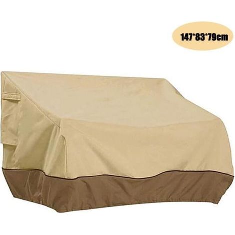 Waterproof cover for patio furniture, outdoor sofa, and garden bench, size 147 x 83 x 79 cm.
