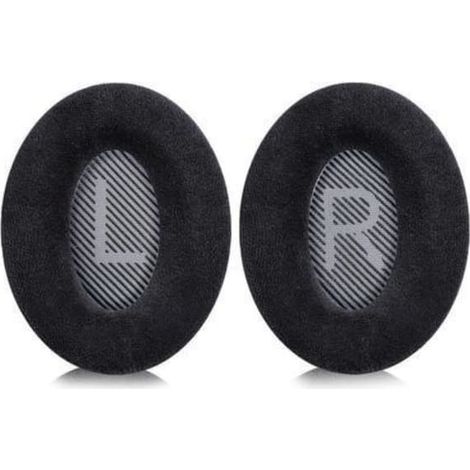 Coussinets d'oreille noirs pour Bose QC35 / QC35-ii, QC25 1/2 (1/5)
