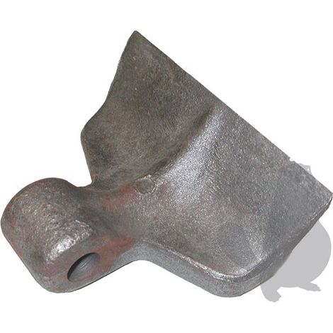 Martillo para trituradora agrícola adaptable a Berti - ø: de fijación: 16,5 mm, radio: 95 mm, ancho: 137 mm - pl